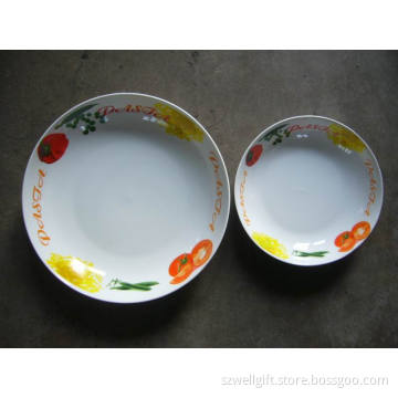 Pizza Plate, Pasta Bowl